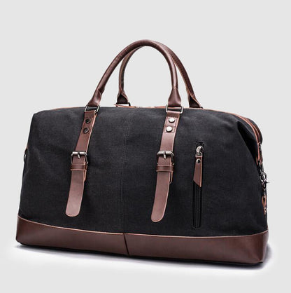 Canvas Leather Travel Bag - Infinityloyal