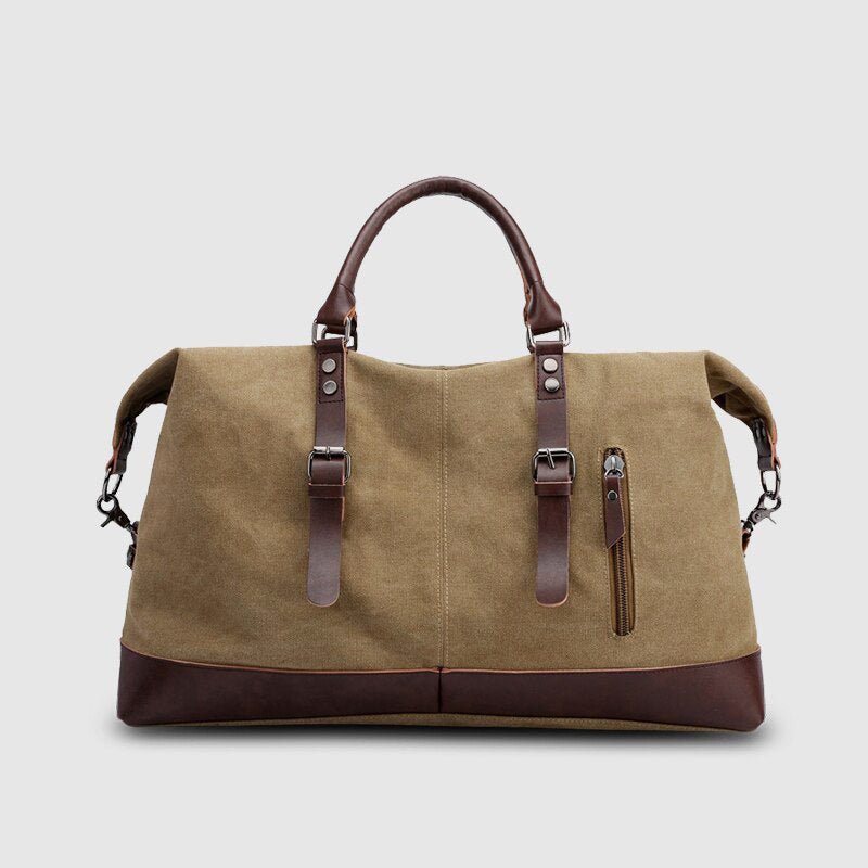 Canvas Leather Travel Bag - Infinityloyal