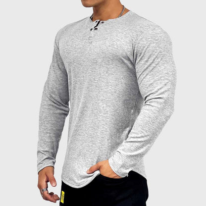 Chris Athletic - Fit Henley Shirt - Infinityloyal