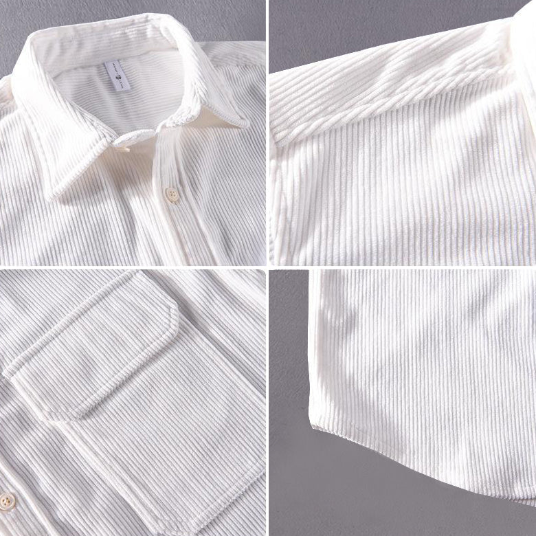 Classic Crew Corduroy Shirt - Infinityloyal