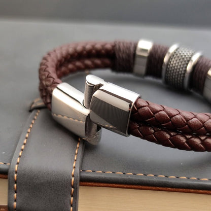 Cyprus Vintage Leather Bracelet - Infinityloyal