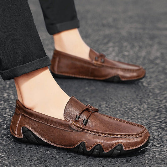 Dan Anthony Genuine Leather Loafers - Infinityloyal