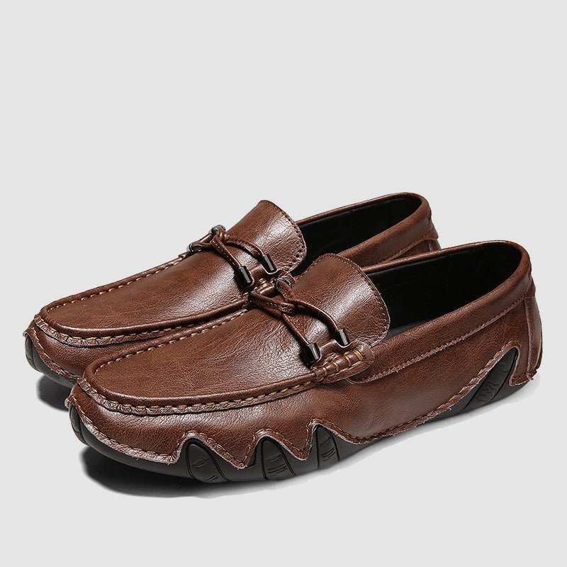 Dan Anthony Genuine Leather Loafers - Infinityloyal