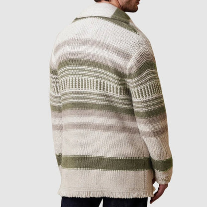 Daniel Hall Vintage Striped Cardigan - Infinityloyal