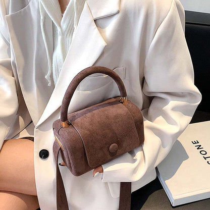 Ellie Taylor Milano Faux Suede Handbag - Infinityloyal