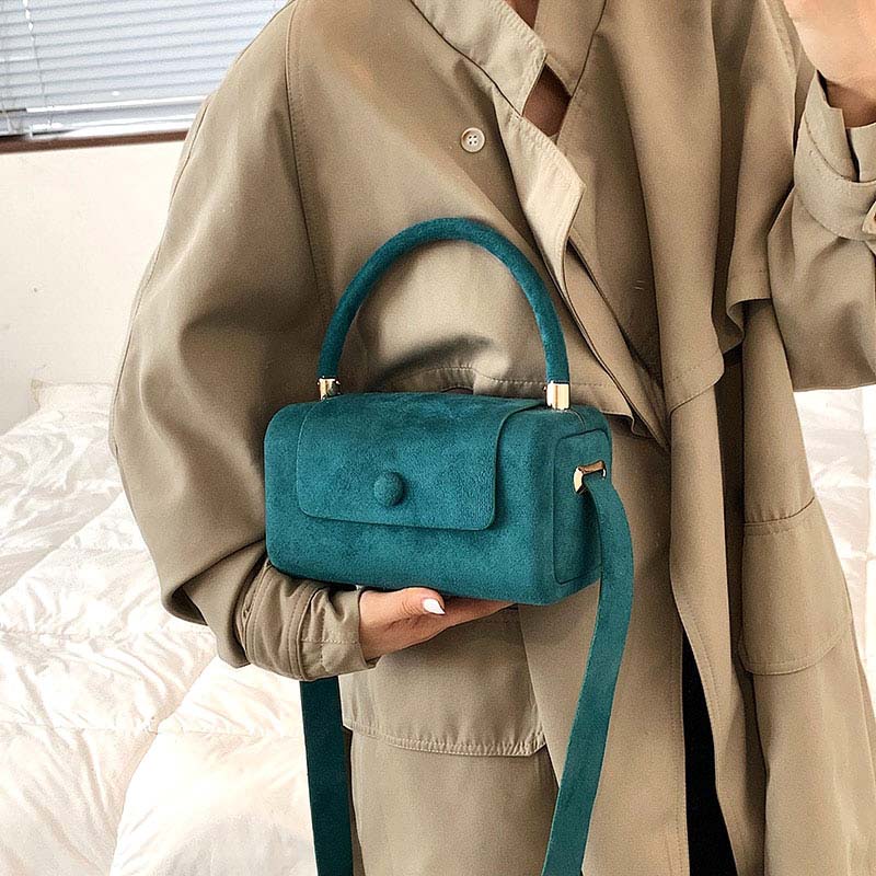 Ellie Taylor Milano Faux Suede Handbag - Infinityloyal