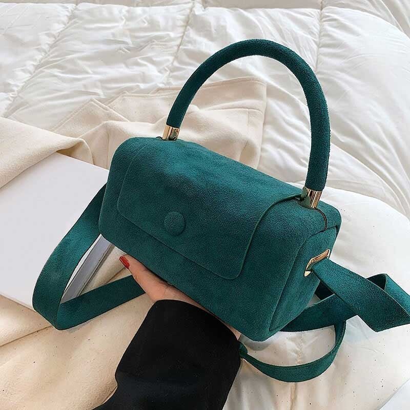 Ellie Taylor Milano Faux Suede Handbag - Infinityloyal