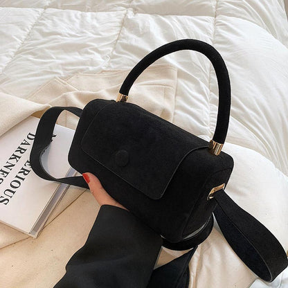 Ellie Taylor Milano Faux Suede Handbag - Infinityloyal