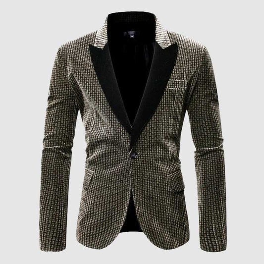 Elvis Plaid Blazer - Infinityloyal