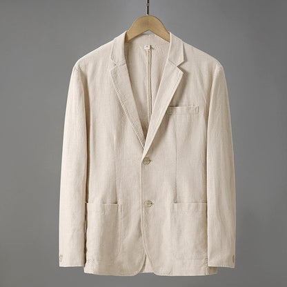Executive Signature Linen Blazer - Infinityloyal
