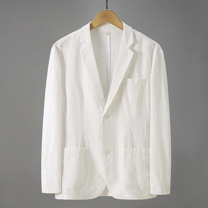 Executive Signature Linen Blazer - Infinityloyal