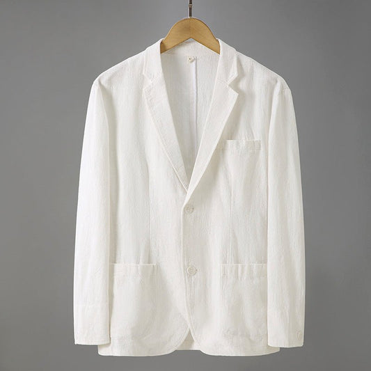 Executive Signature Linen Blazer - Infinityloyal