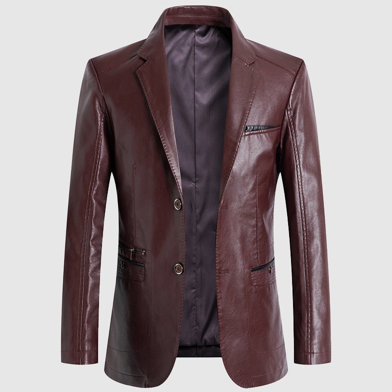 Gary Hollings Elegant Leather Jacket - Infinityloyal