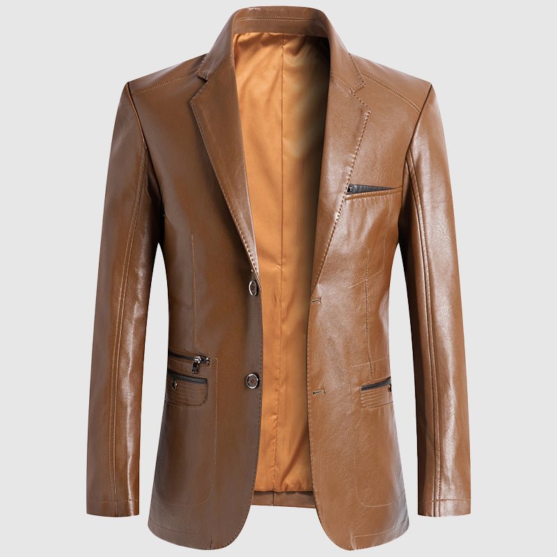 Gary Hollings Elegant Leather Jacket - Infinityloyal