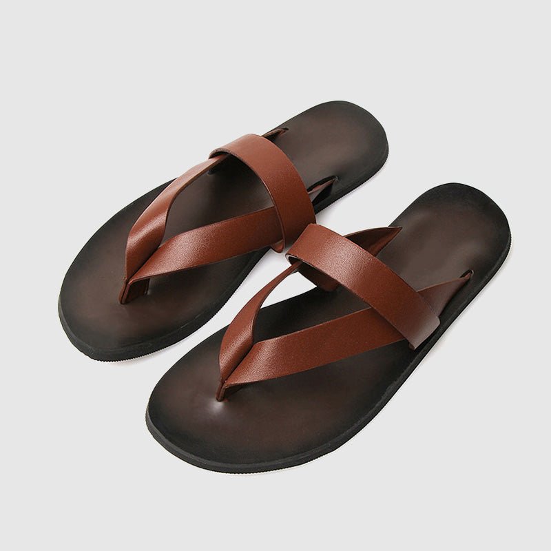 Guardian Genuine Leather Flip Flops - Infinityloyal