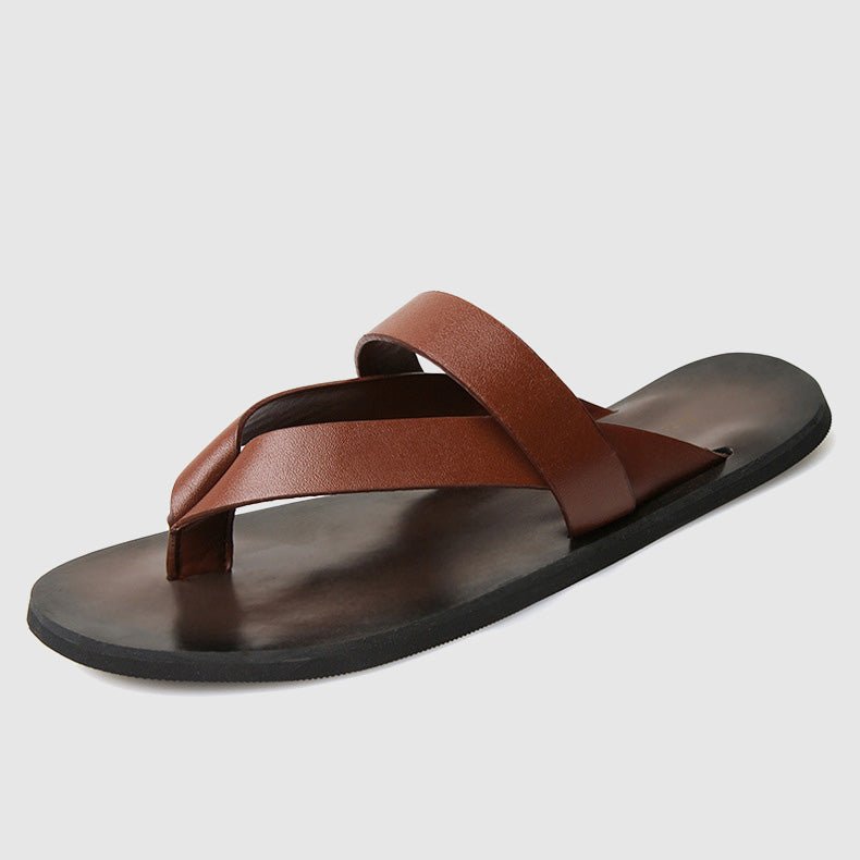 Guardian Genuine Leather Flip Flops - Infinityloyal
