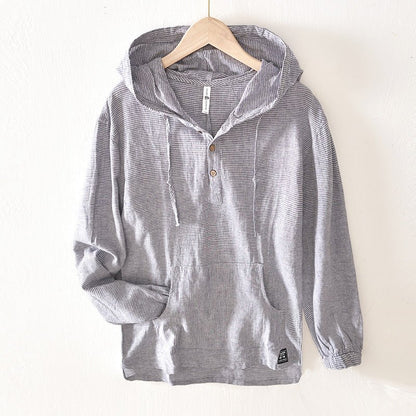 Hawaii Dawn Linen Hoodie - Infinityloyal