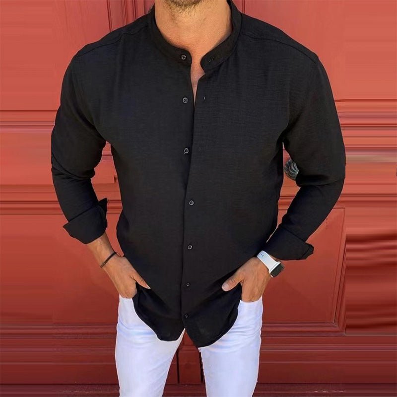 Ibiza Long - Sleeve Linen Shirt - Infinityloyal