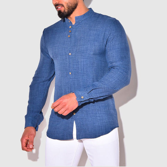 Islander Long Sleeve Linen Shirt - Infinityloyal