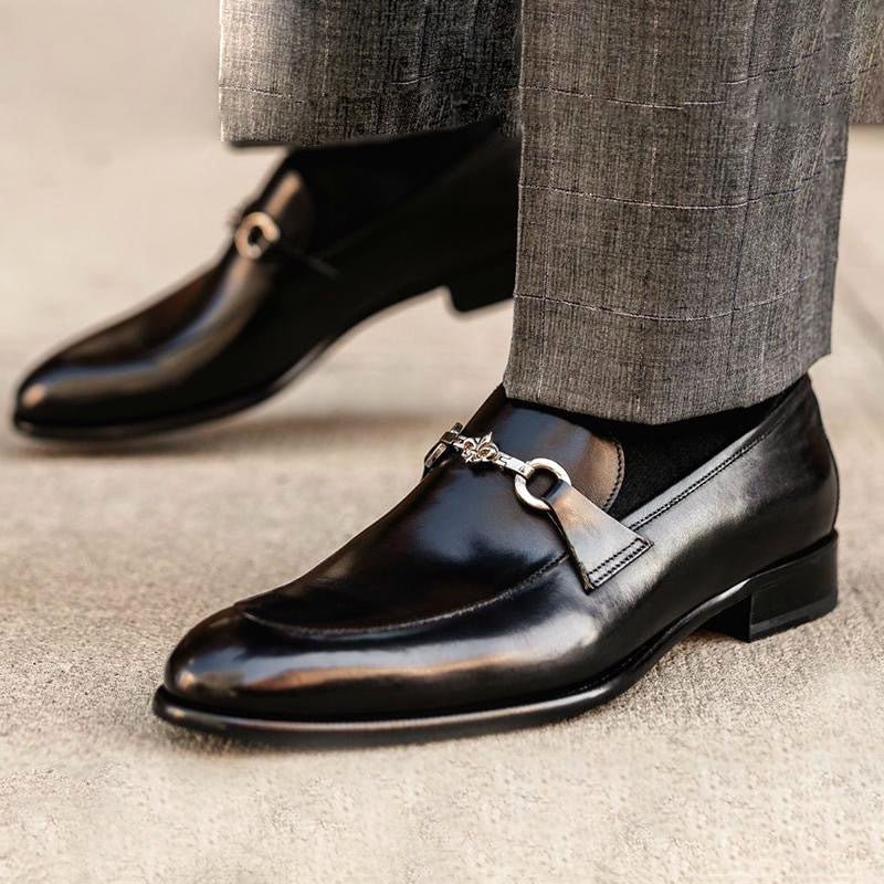 Italian Heritage Leather Loafers - Infinityloyal