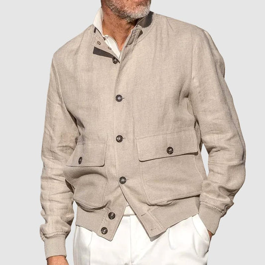Jack Washington Casual Linen Blazer - Infinityloyal