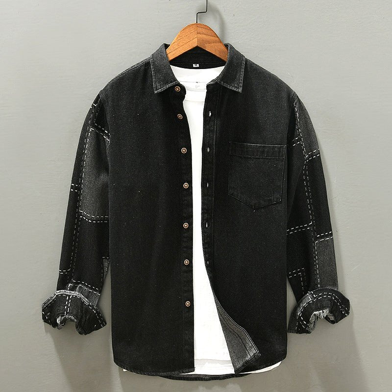 Jack Washington Classic Spring Denim Shirt - Infinityloyal