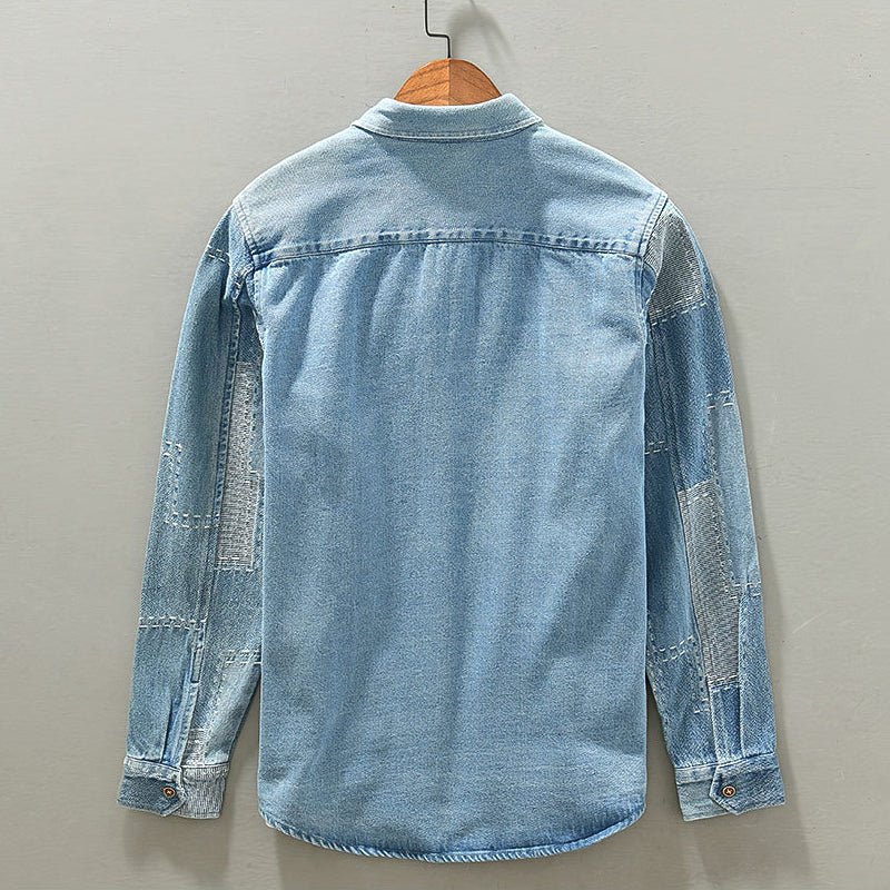 Jack Washington Classic Spring Denim Shirt - Infinityloyal