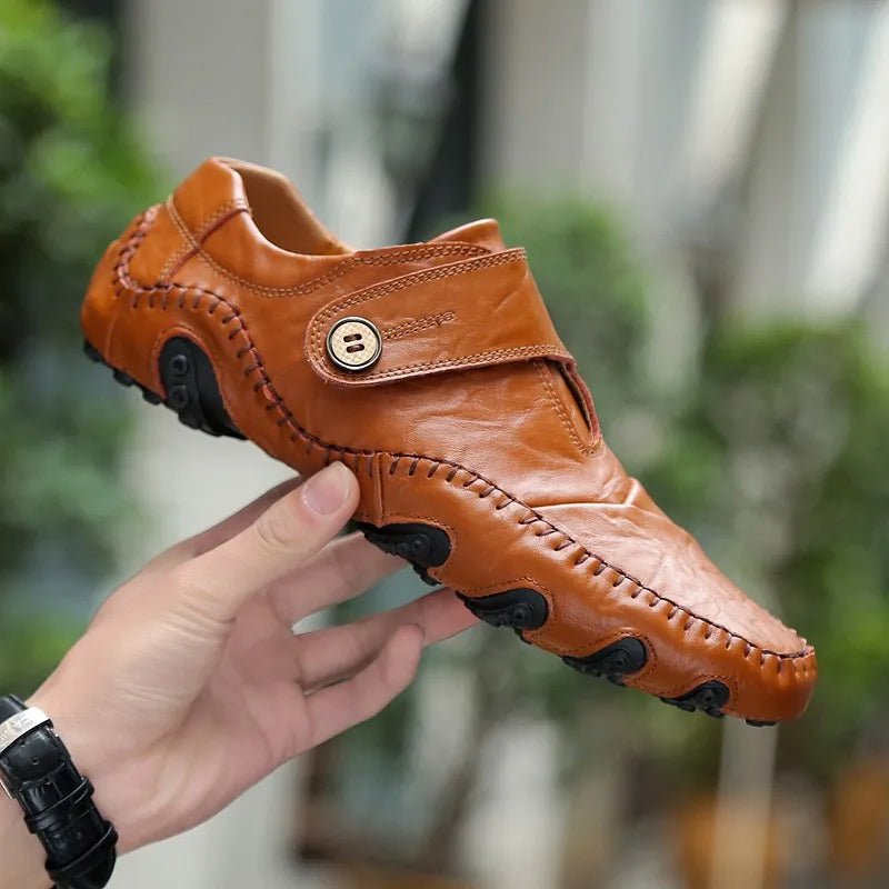 Jack Washington Comfort Leather Loafers - Infinityloyal