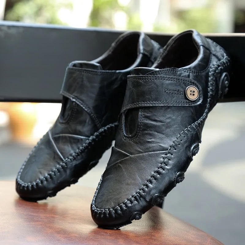 Jack Washington Comfort Leather Loafers - Infinityloyal