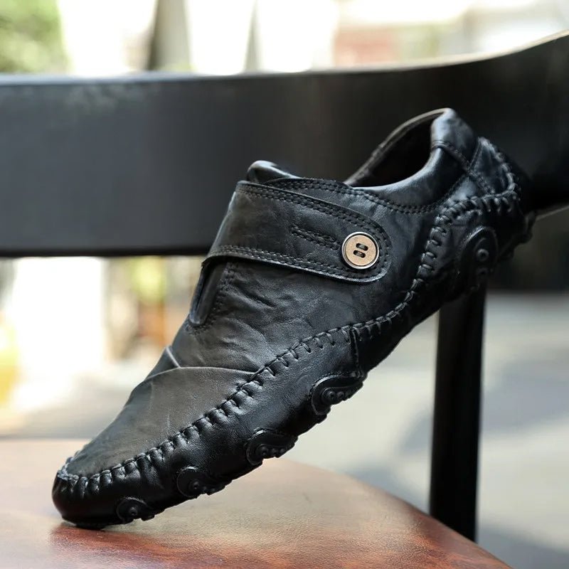 Jack Washington Comfort Leather Loafers - Infinityloyal