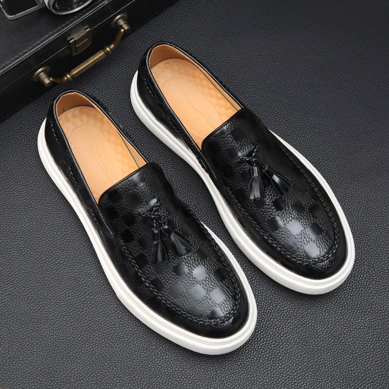 Jack Washington Embossed Loafers - Infinityloyal