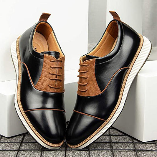 Jack Washington Genuine Leather Oxfords - Infinityloyal