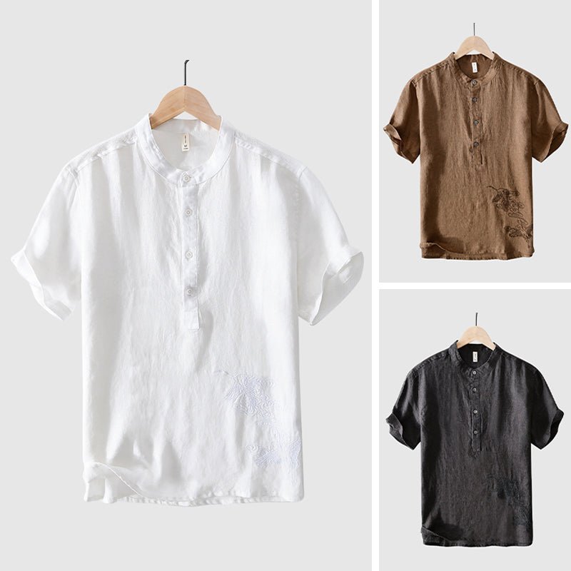 Jack Washington Hermes Linen Shirt - Infinityloyal