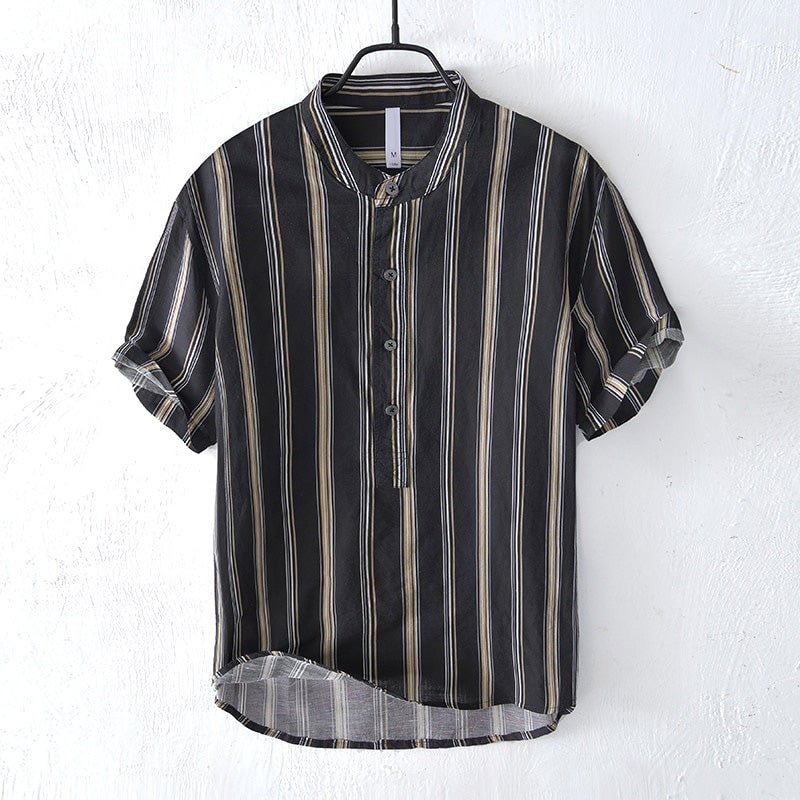 Jack Washington Ibiza Striped Linen Shirt - Infinityloyal
