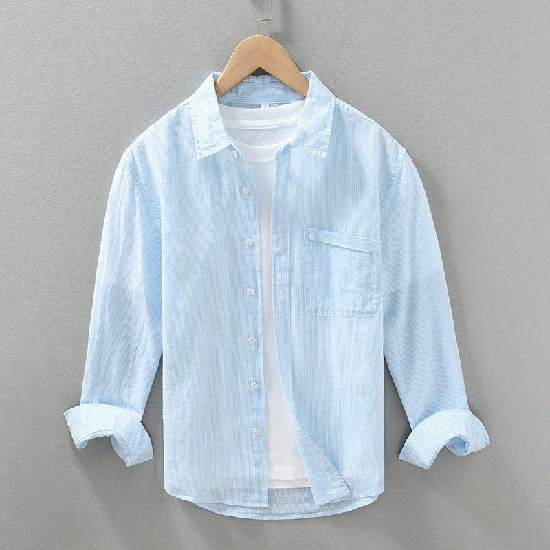 Jack Washington Ocean Linen Shirt - Infinityloyal