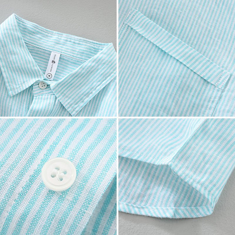 Jack Washington Ocean Linen Shirt - Infinityloyal