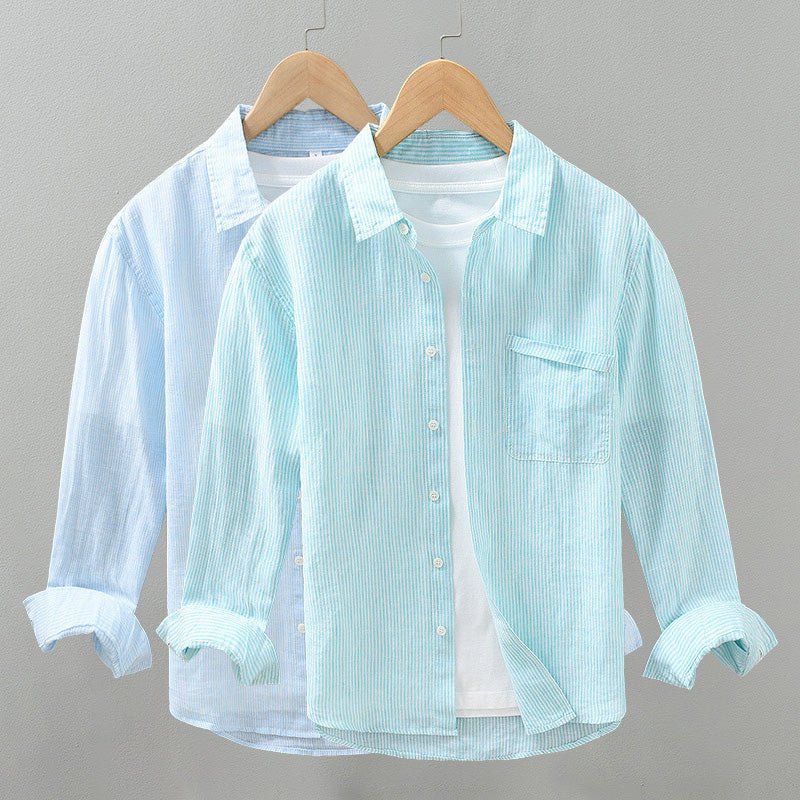 Jack Washington Ocean Linen Shirt - Infinityloyal