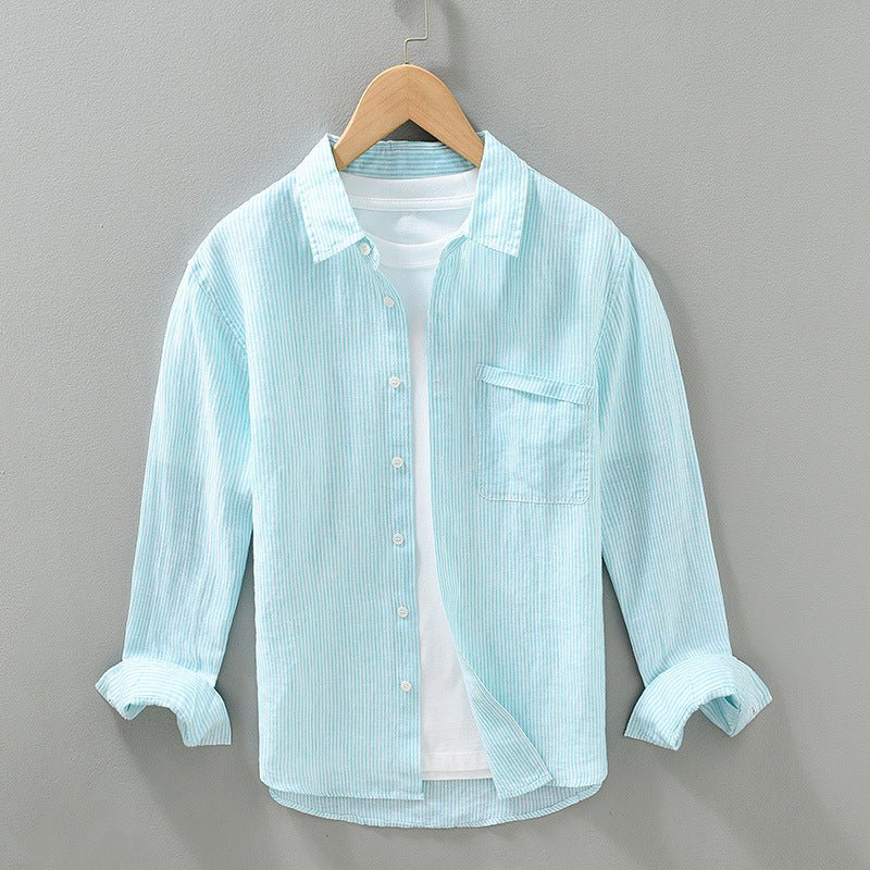 Jack Washington Ocean Linen Shirt - Infinityloyal