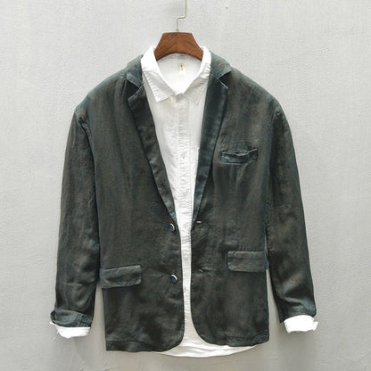 Jack Washington Oxford Premium Linen Blazer - Infinityloyal