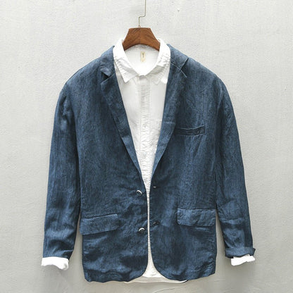 Jack Washington Oxford Premium Linen Blazer - Infinityloyal