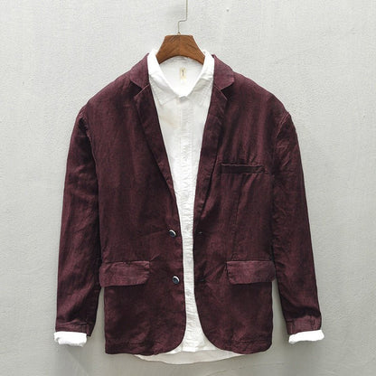 Jack Washington Oxford Premium Linen Blazer - Infinityloyal