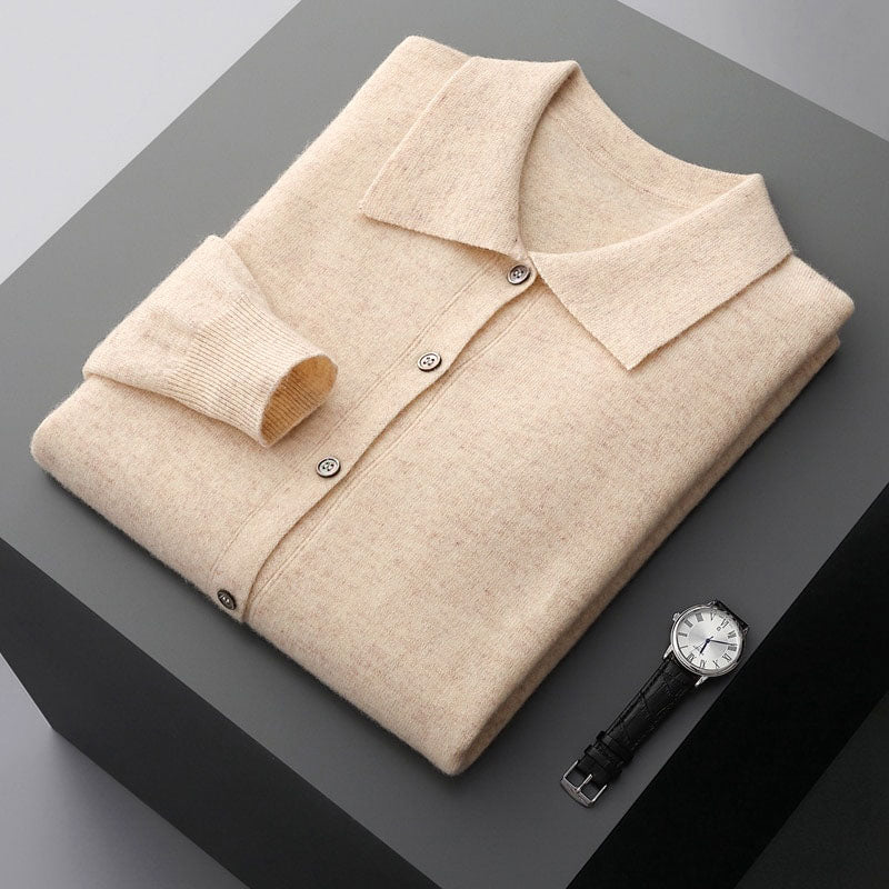 Jack Washington Premium Merino Wool Cardigan - Infinityloyal