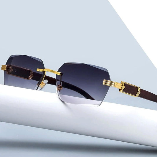 Jack Washington Rimless Gradient Sunglasses - Infinityloyal