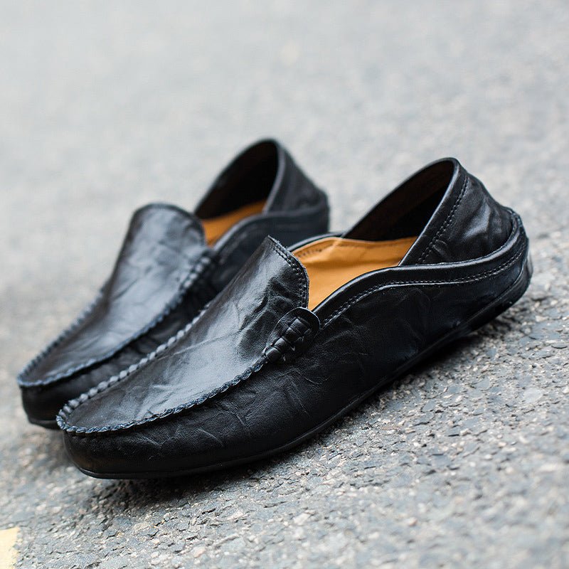 Jack Washington Rome Leather Loafers - Infinityloyal