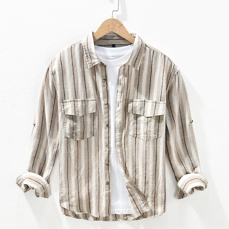 Jack Washington Striped Cotton Shirt - Infinityloyal