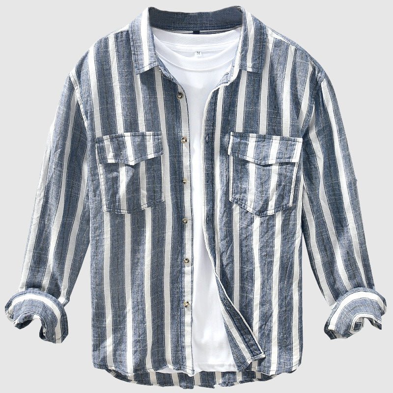 Jack Washington Striped Cotton Shirt - Infinityloyal