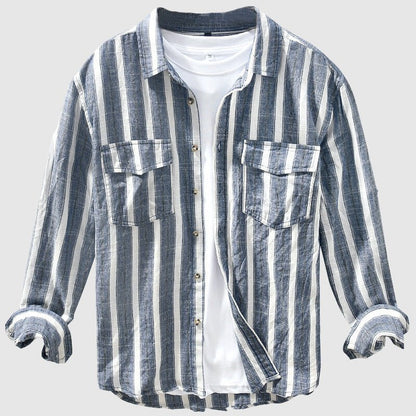 Jack Washington Striped Cotton Shirt - Infinityloyal