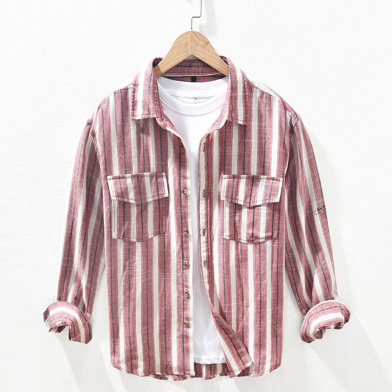 Jack Washington Striped Cotton Shirt - Infinityloyal