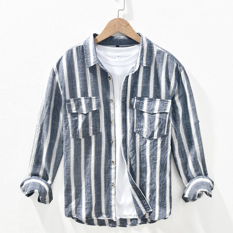 Jack Washington Striped Cotton Shirt - Infinityloyal