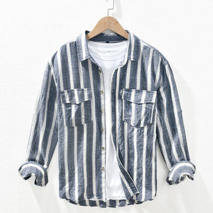 Jack Washington Striped Cotton Shirt - Infinityloyal